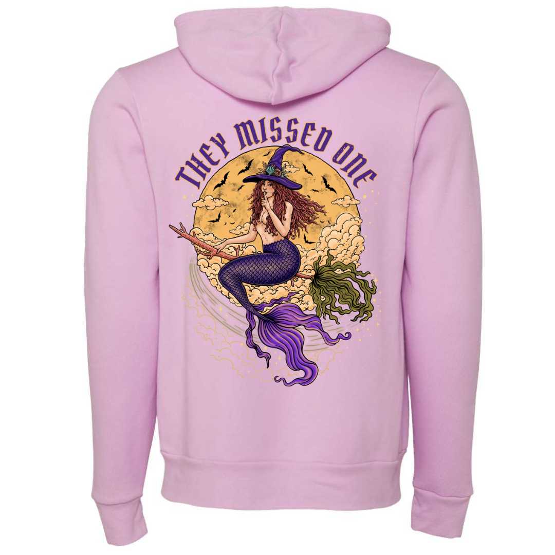 Mountains & Mermaids Salem Siren Full Zip Fleece Hoodie (Lilac) S