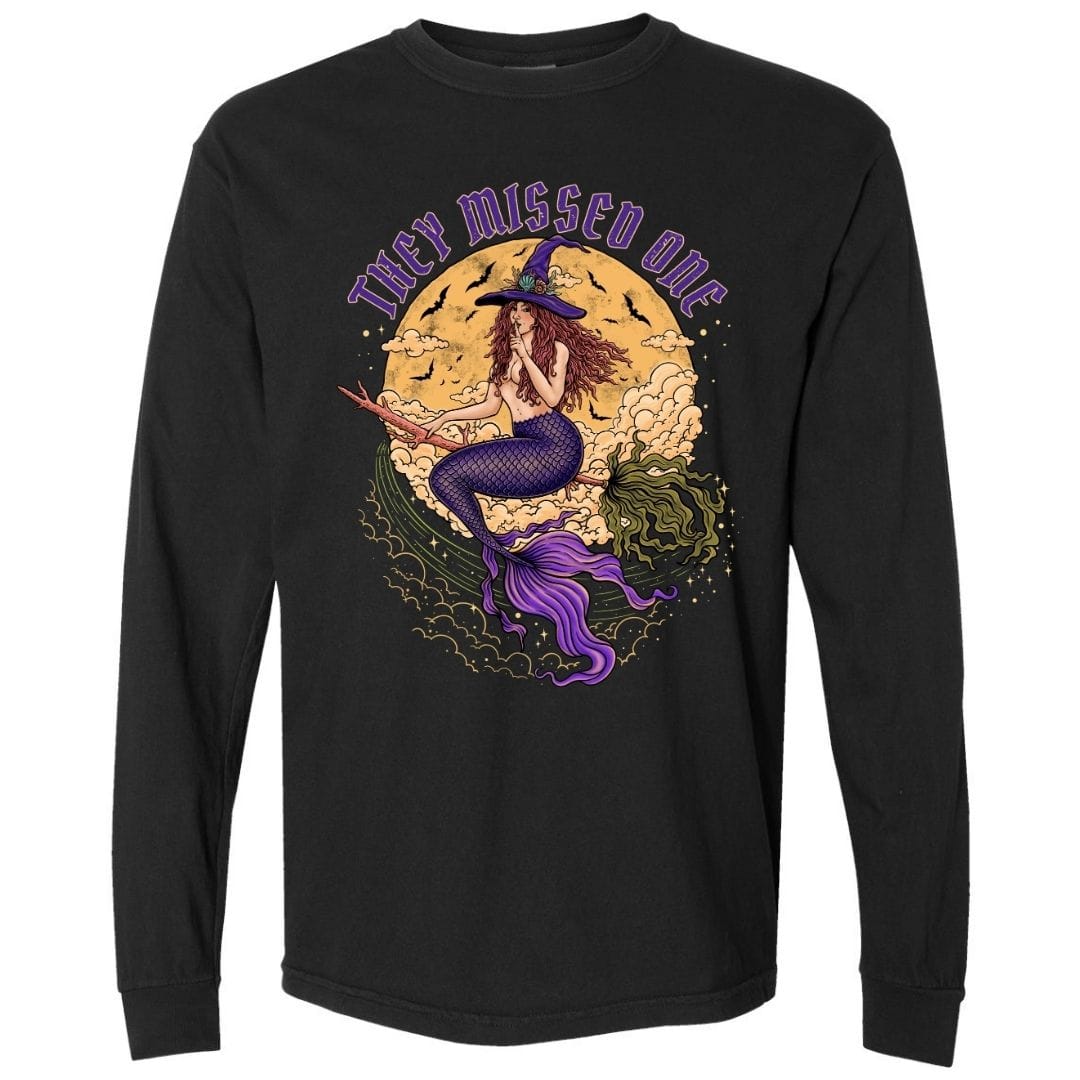 Mountains & Mermaids Salem Siren Long Sleeve T-Shirt Small / Black