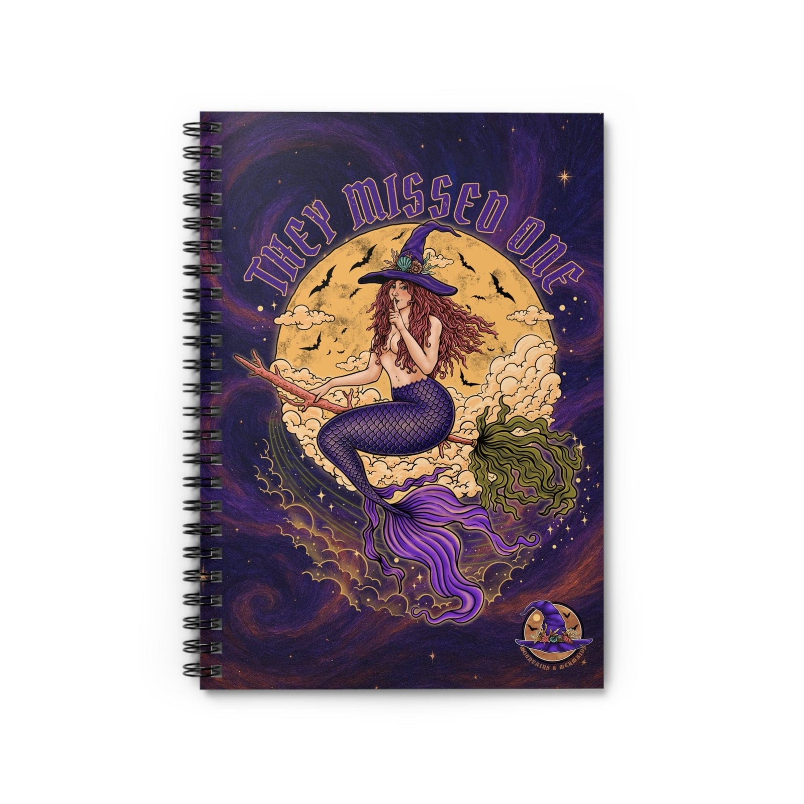 Mountains & Mermaids Salem Siren Notebook One Size 16031464203147065513