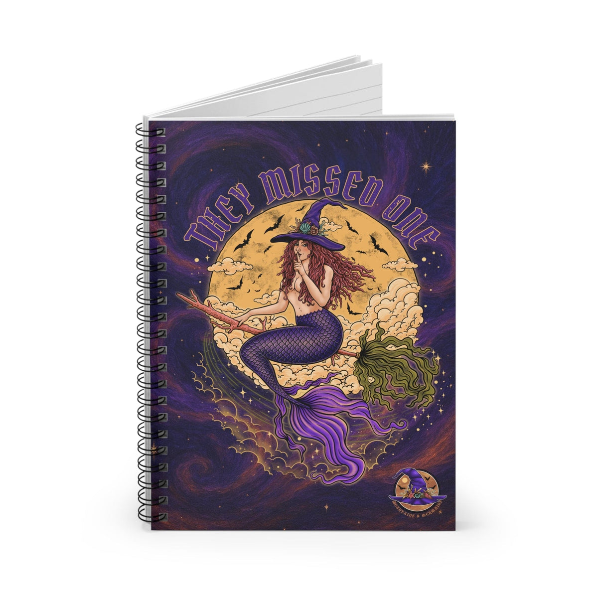 Mountains &amp; Mermaids Salem Siren Notebook One Size 16031464203147065513