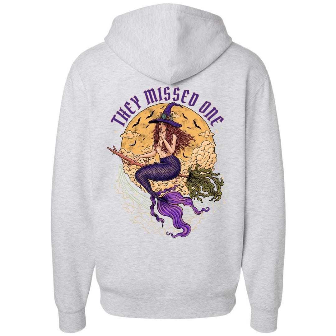 Mountains & Mermaids Salem Siren Pullover Hoodie Small / Ash Gray