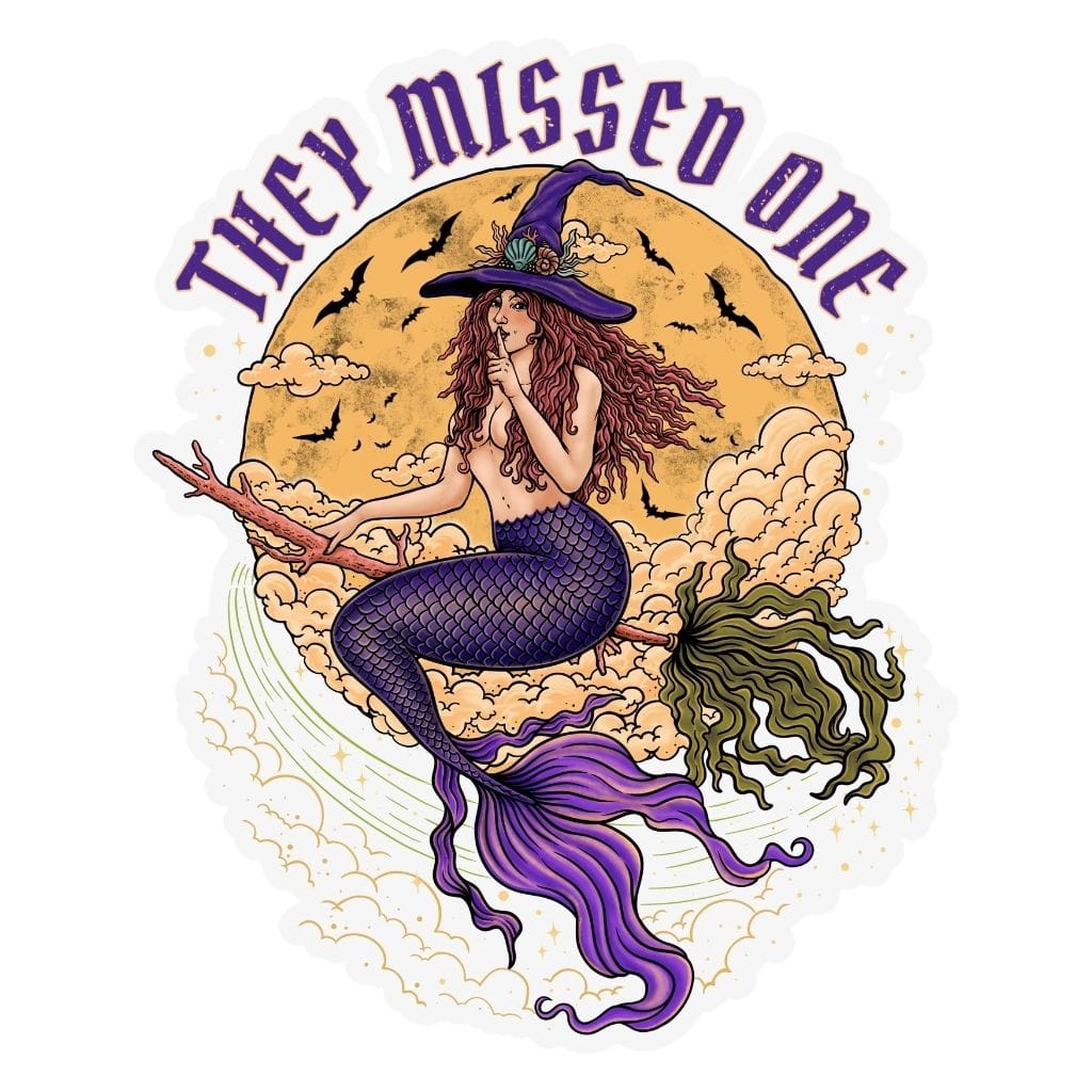 Mountains &amp; Mermaids Salem Siren Sticker