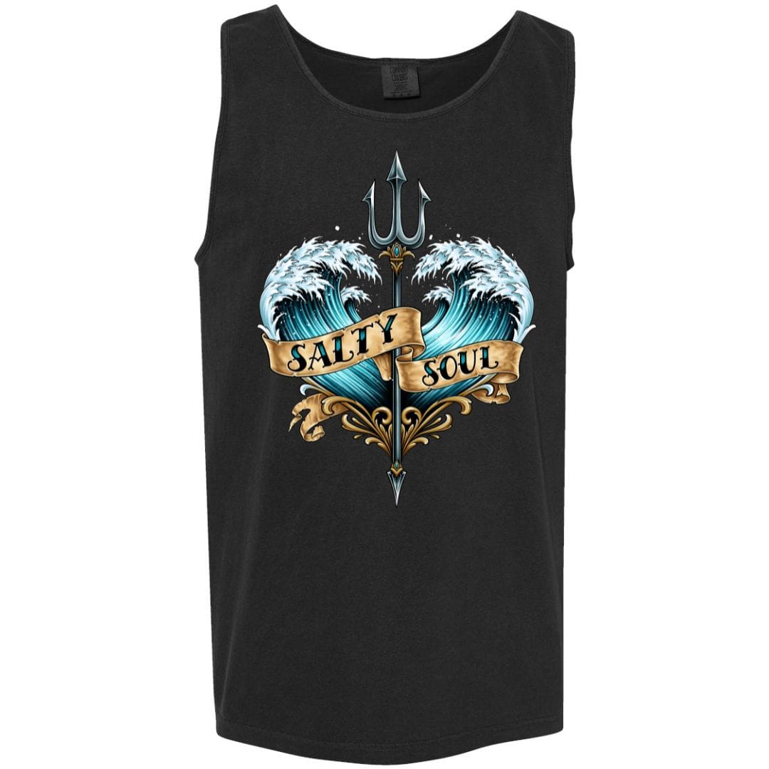 Mountains & Mermaids Salty Soul Boyfriend Tank Small / Chalky Mint