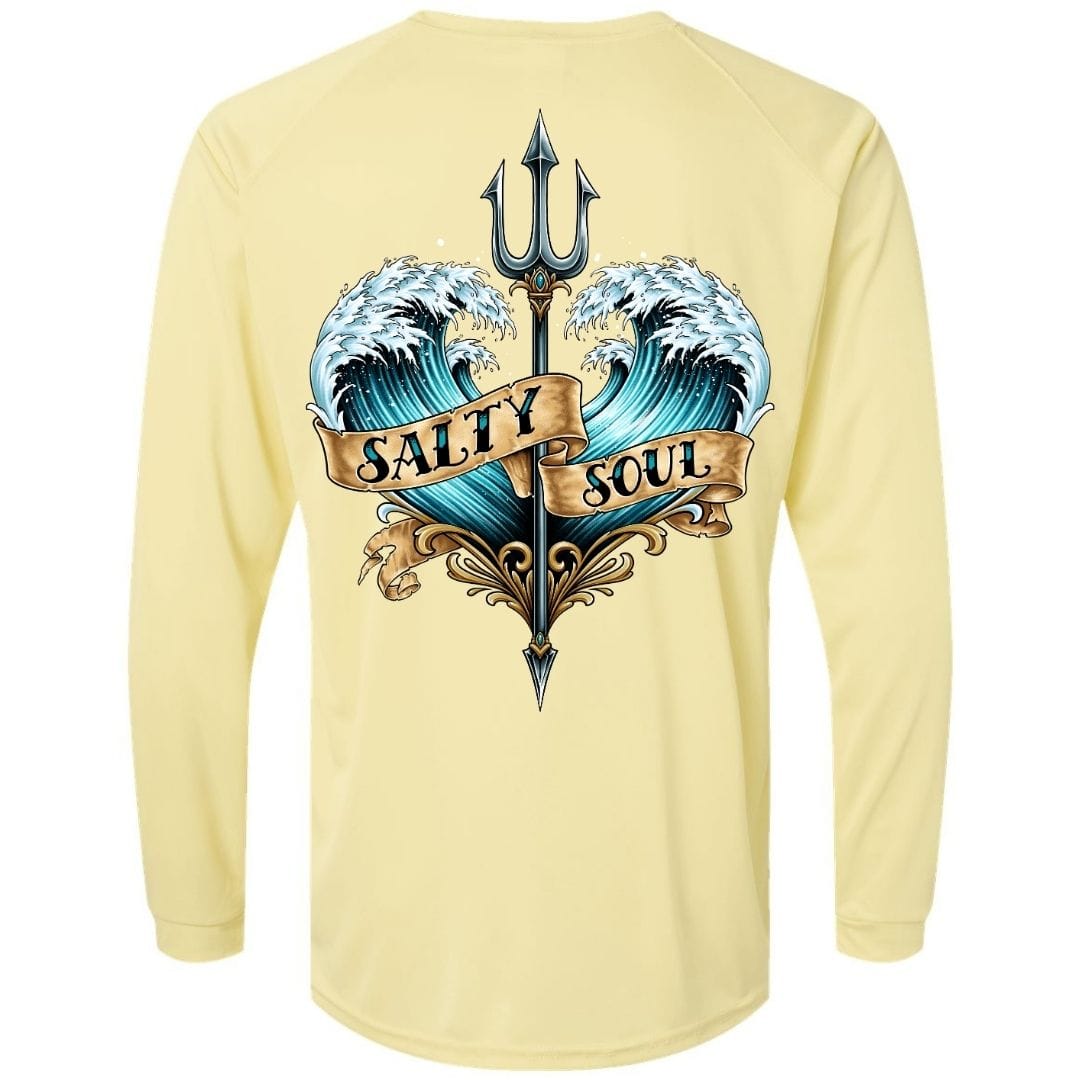 Mountains & Mermaids Salty Soul Performance Sun Shirt Small / Sunshine