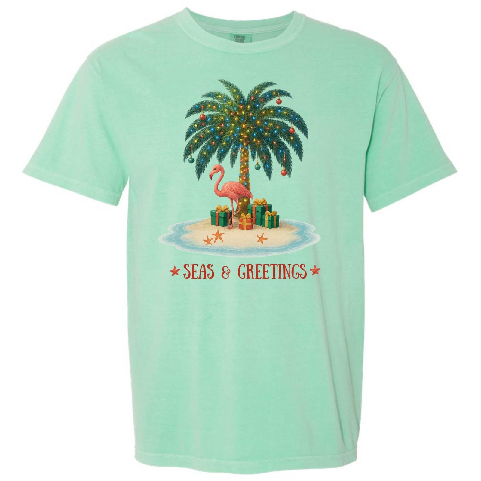 Mountains & Mermaids Seas & Greetings T-Shirt Small / Island Reef