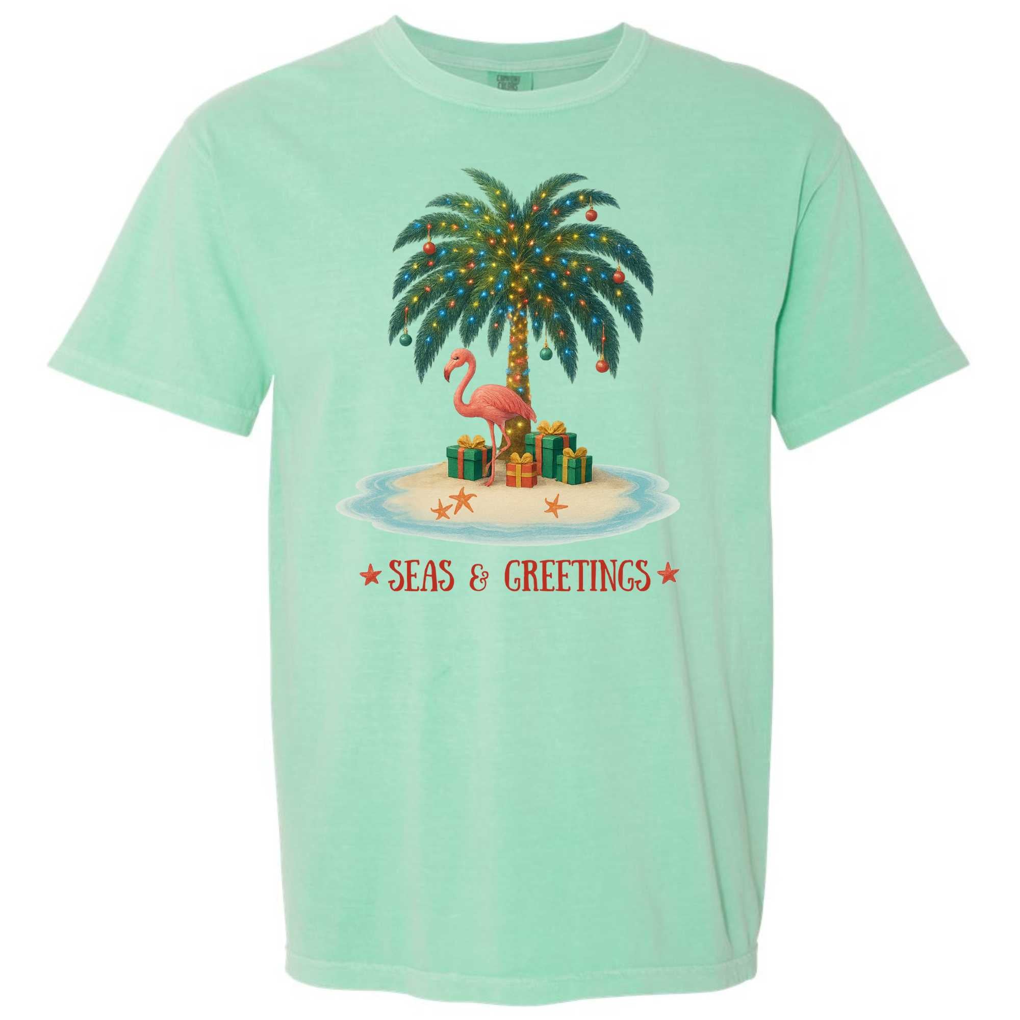 Mountains & Mermaids Seas & Greetings T-Shirt Small / Island Reef