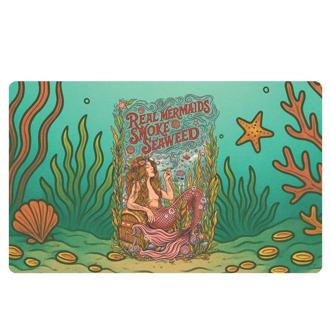 Mountains & Mermaids Seaweed Siren Doormat 18'' × 30'' 18821922176219821601
