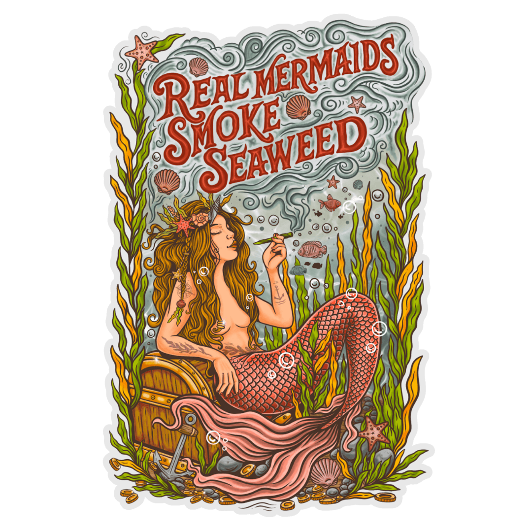 Mountains &amp; Mermaids Seaweed Siren Sticker