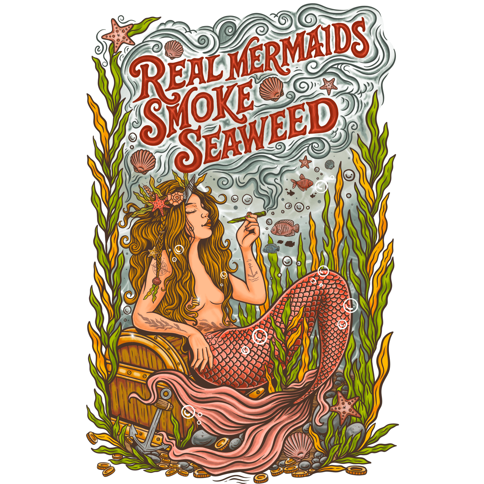 Mountains & Mermaids Seaweed Siren Sticker