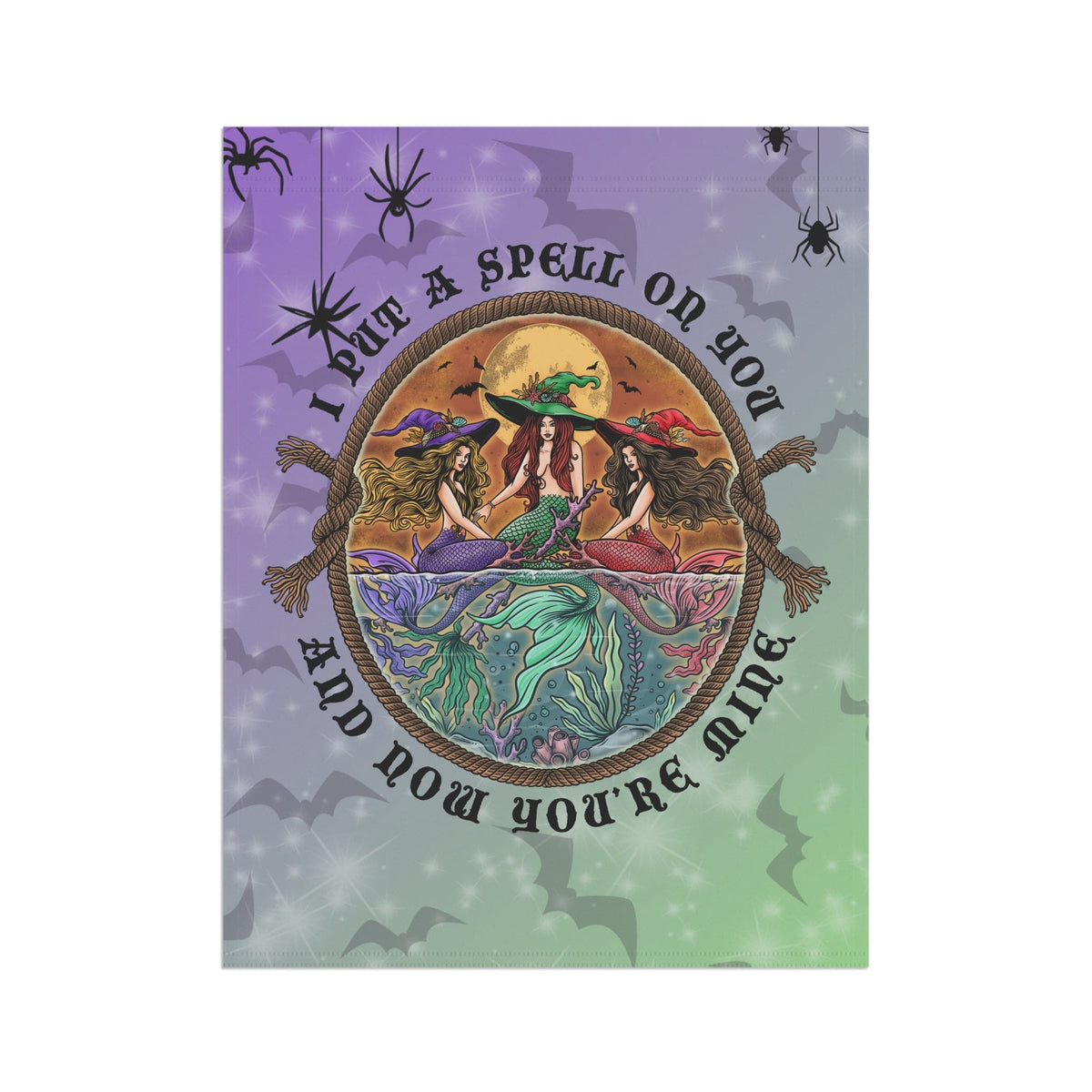 Mountains & Mermaids Siren Sisters Mystic Flag 24.5'' × 32'' 18271928801960418251