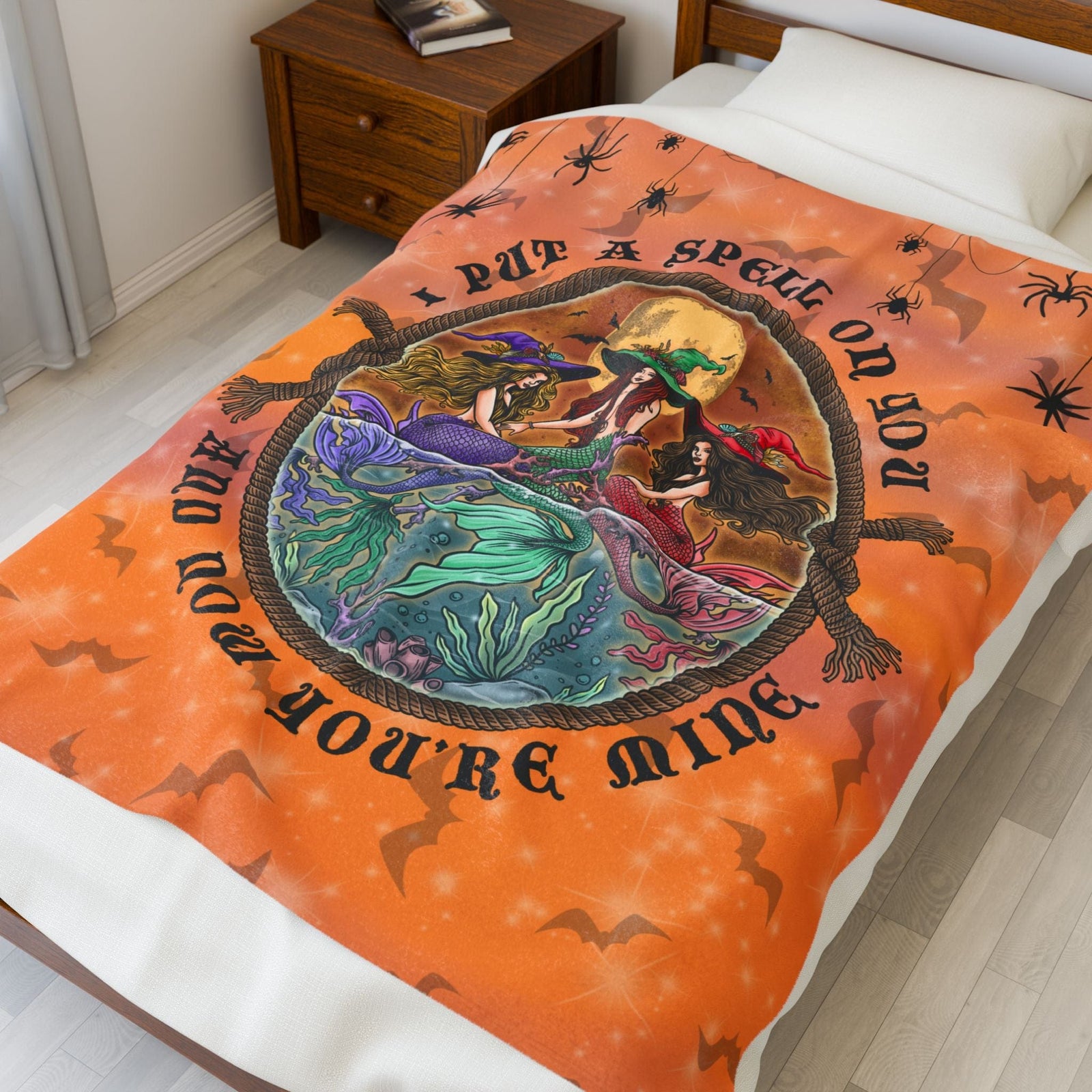 Mountains & Mermaids Siren Sisters Plush Blanket 50" × 60" 87153027862644047388