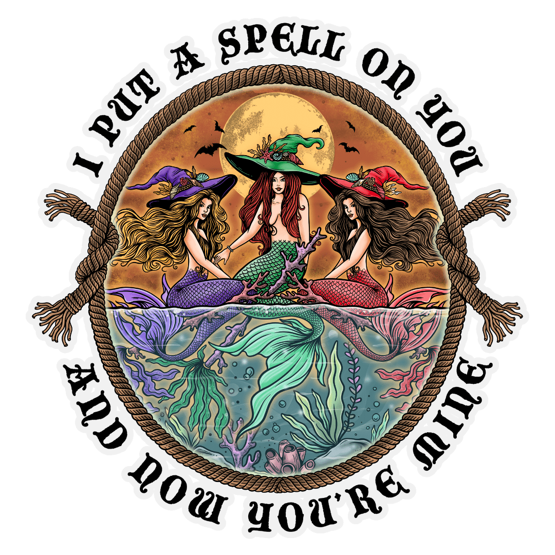 Mountains &amp; Mermaids Siren Sisters Sticker