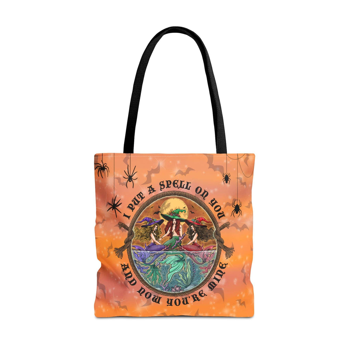 Mountains &amp; Mermaids Siren Sisters Tote Bag 18" × 18'' / Black 13616742503165064501