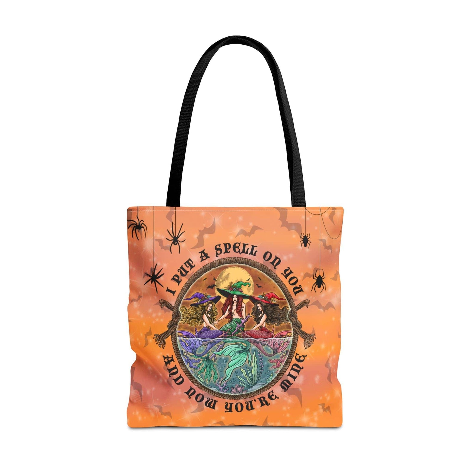 Mountains & Mermaids Siren Sisters Tote Bag 18" × 18'' / Black 13616742503165064501