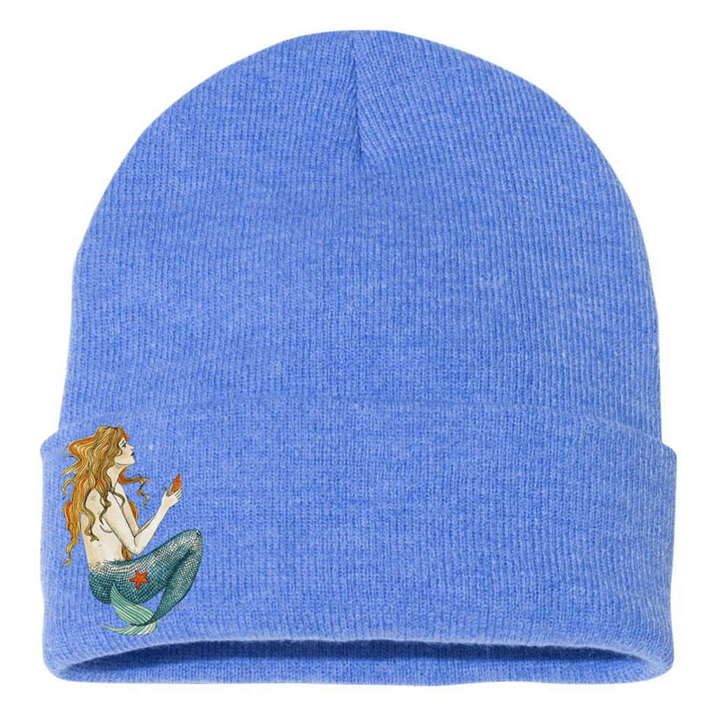 Mountains & Mermaids Skye Blue Vintage Mermaid Beanie MM2493