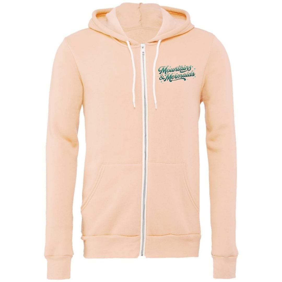 Soul Of A Mermaid Full Zip Fleece Hoodie - Mountains & Mermaids
