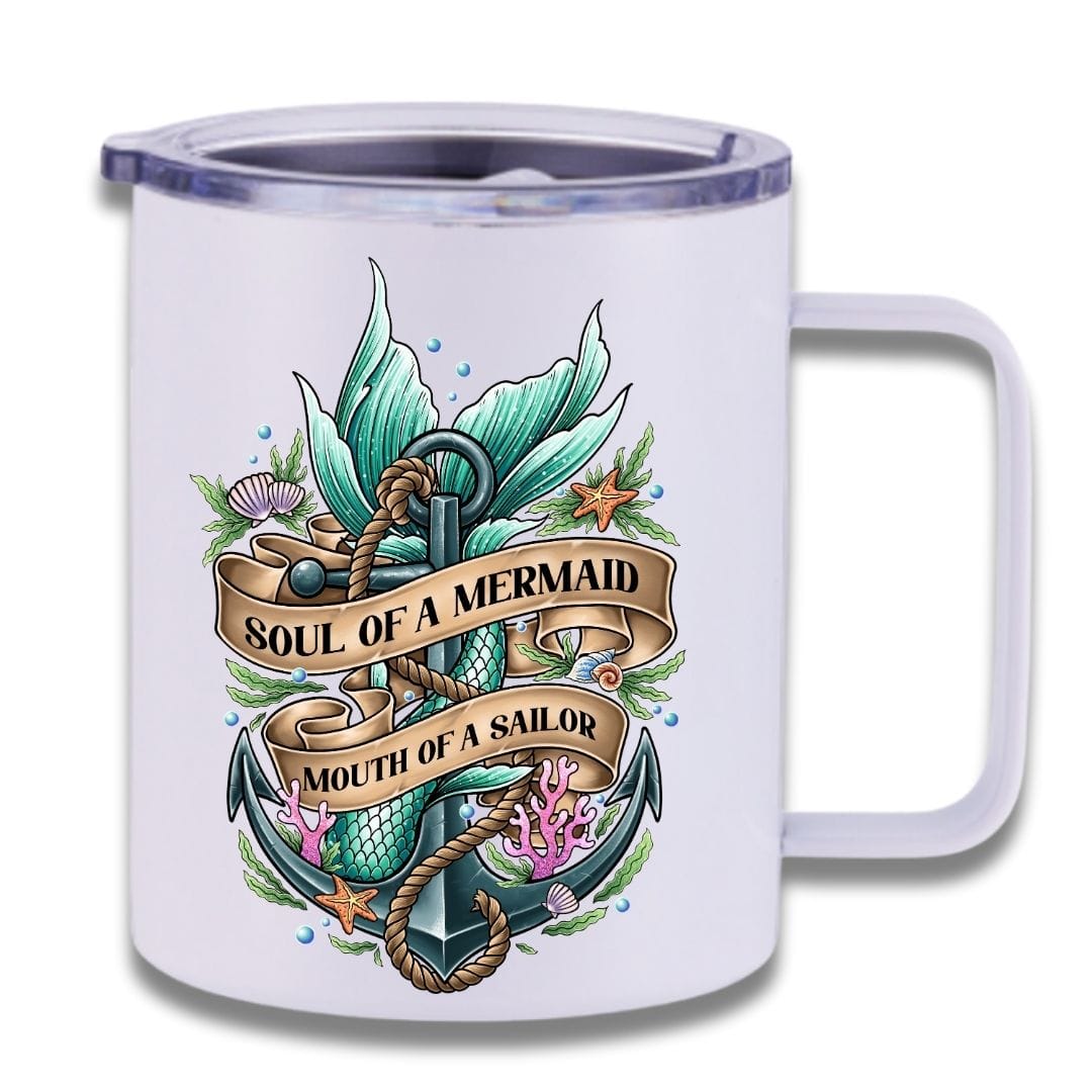 Mountains & Mermaids Soul Of A Mermaid Insulated Travel Mug