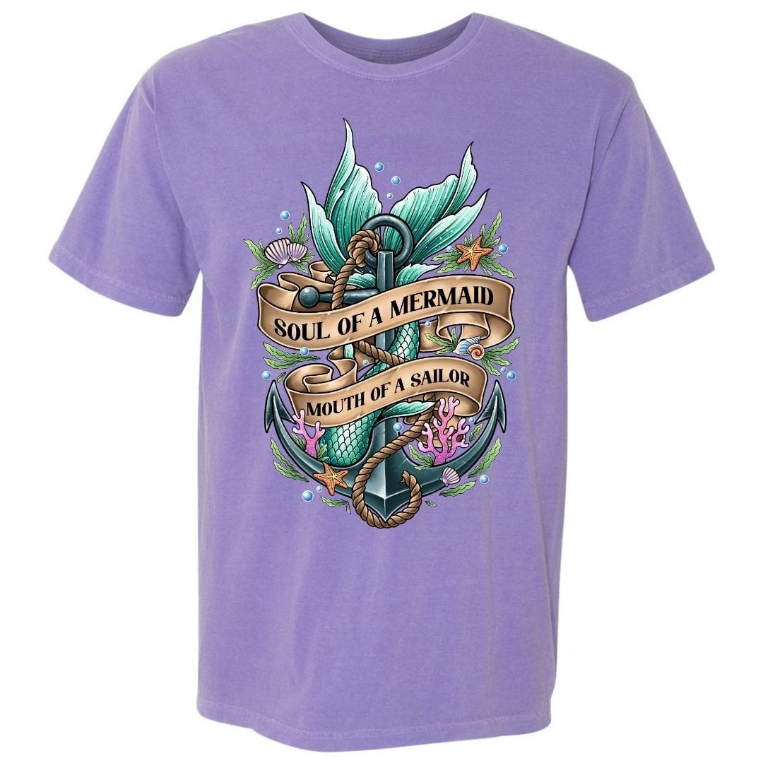 Mountains & Mermaids Soul Of A Mermaid T-Shirt Small / Violet