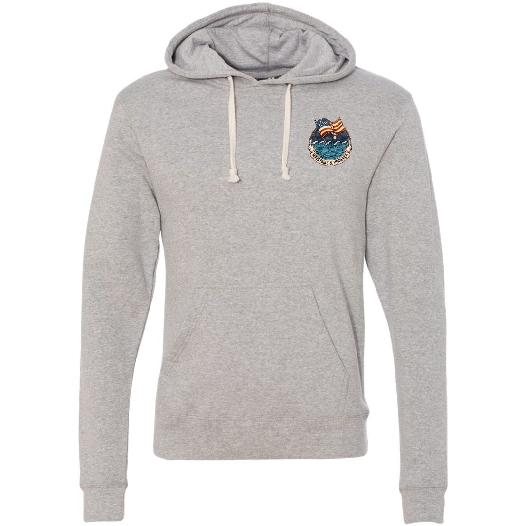 Mountains & Mermaids Star Spangled Mermaid (America 250) Fleece Pullover Hoodie