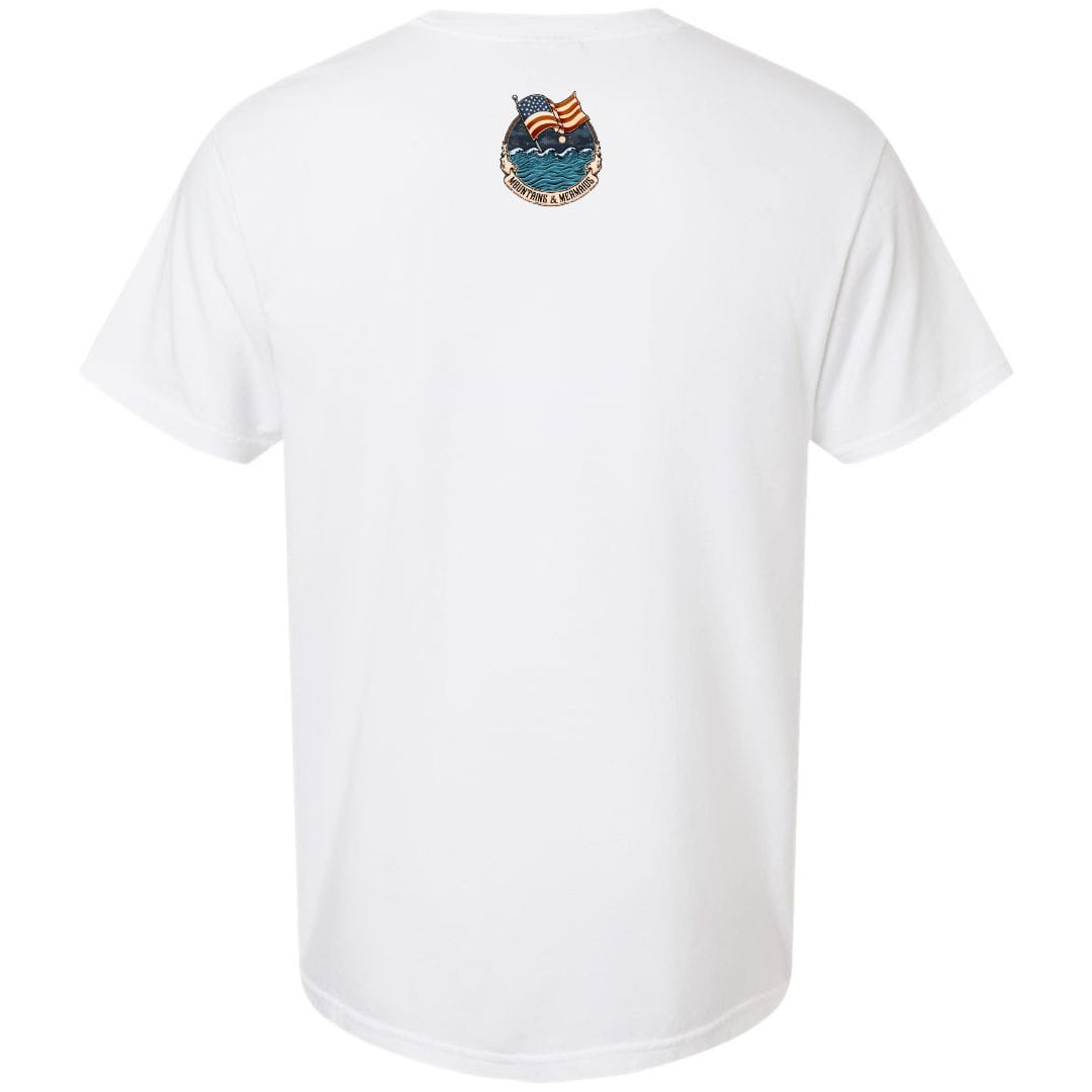 Mountains & Mermaids Star Spangled Mermaid (America 250) Short Sleeve T-Shirt