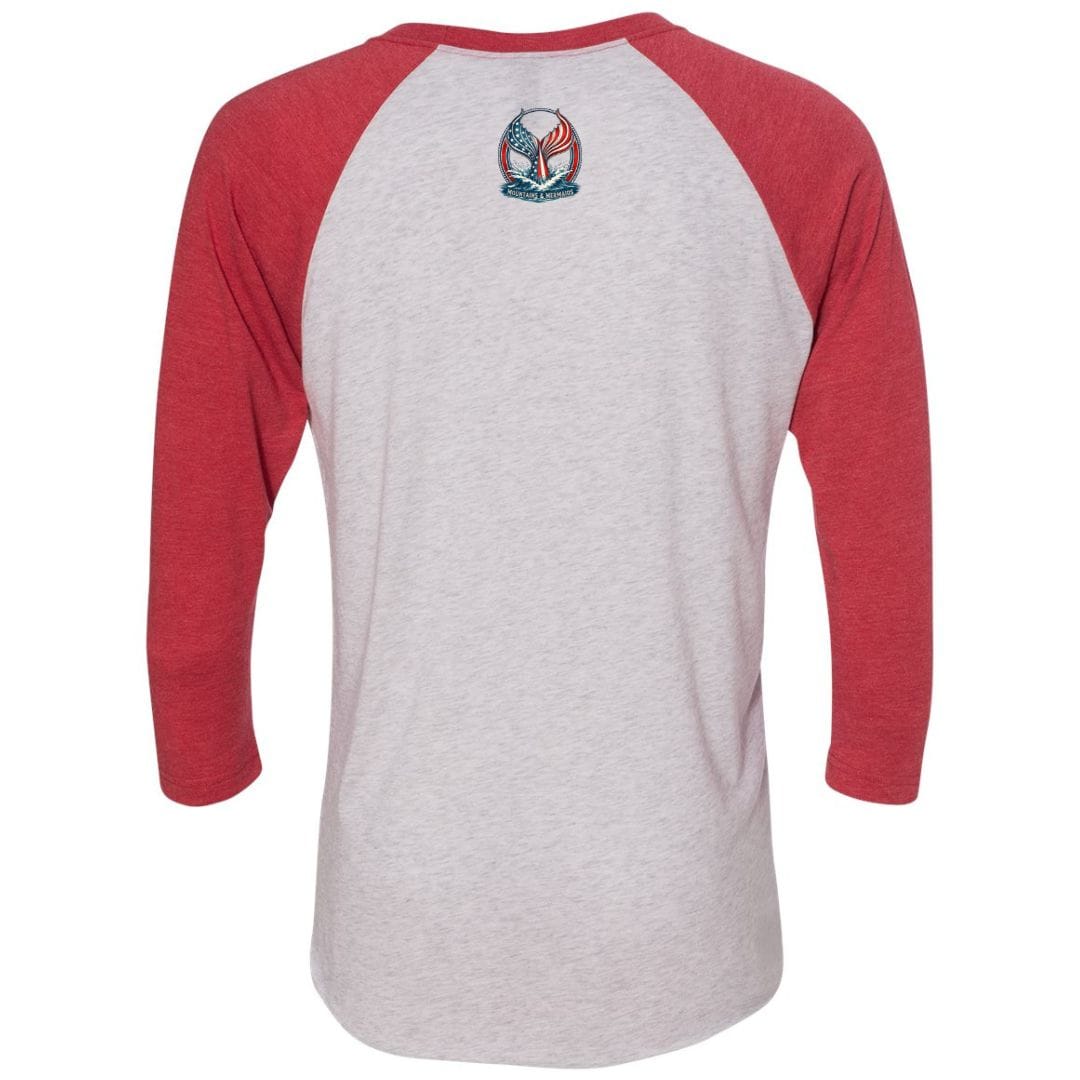 Mountains & Mermaids Stars, Stripes & Saltwater Baseball T-Shirt