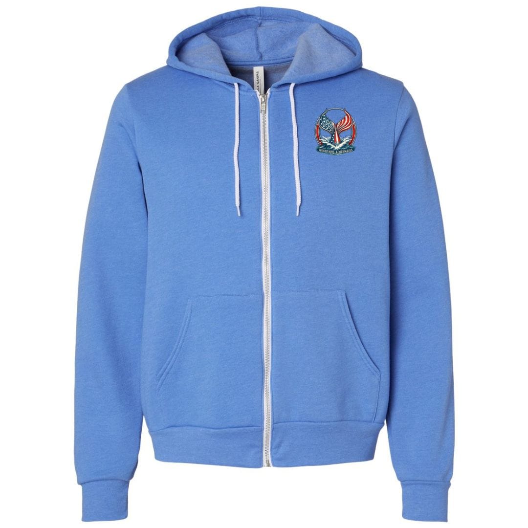 Mountains & Mermaids Stars, Stripes & Saltwater Fleece Zip Hoodie