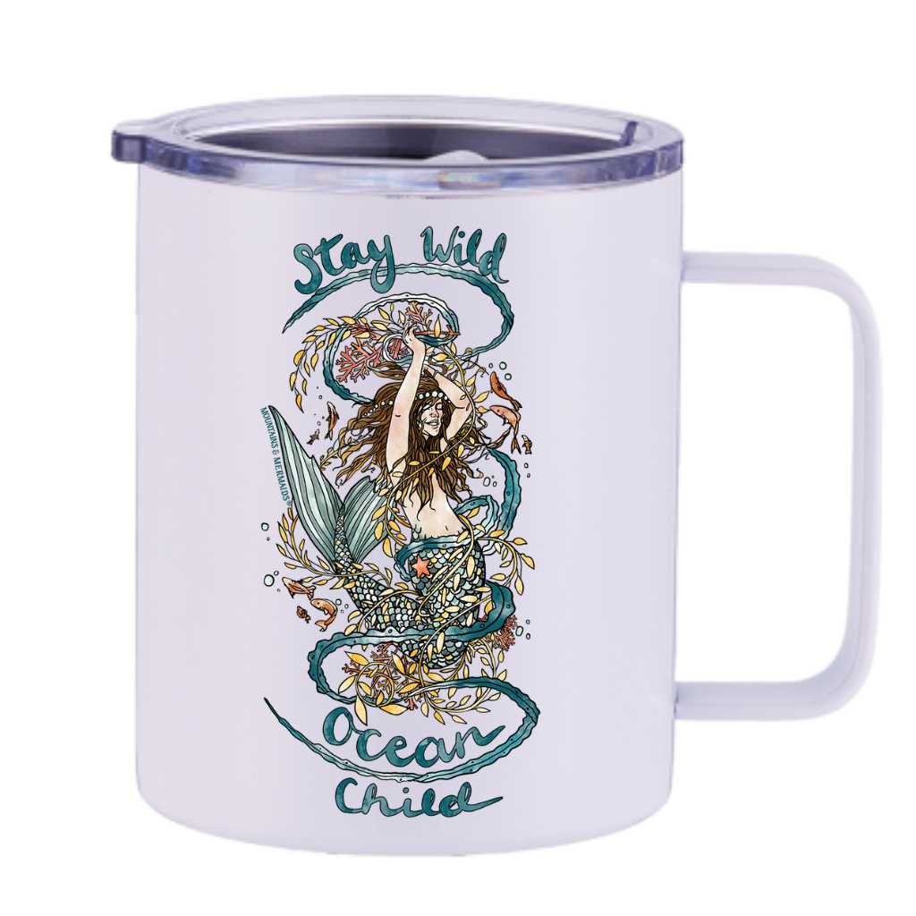 Mountains & Mermaids Stay Wild Ocean Child Insulated Travel Mug MM6079