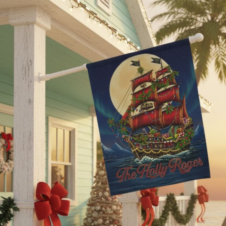 Mountains &amp; Mermaids The Holly Roger Flag 24.5'' × 32'' 32798880967904917677