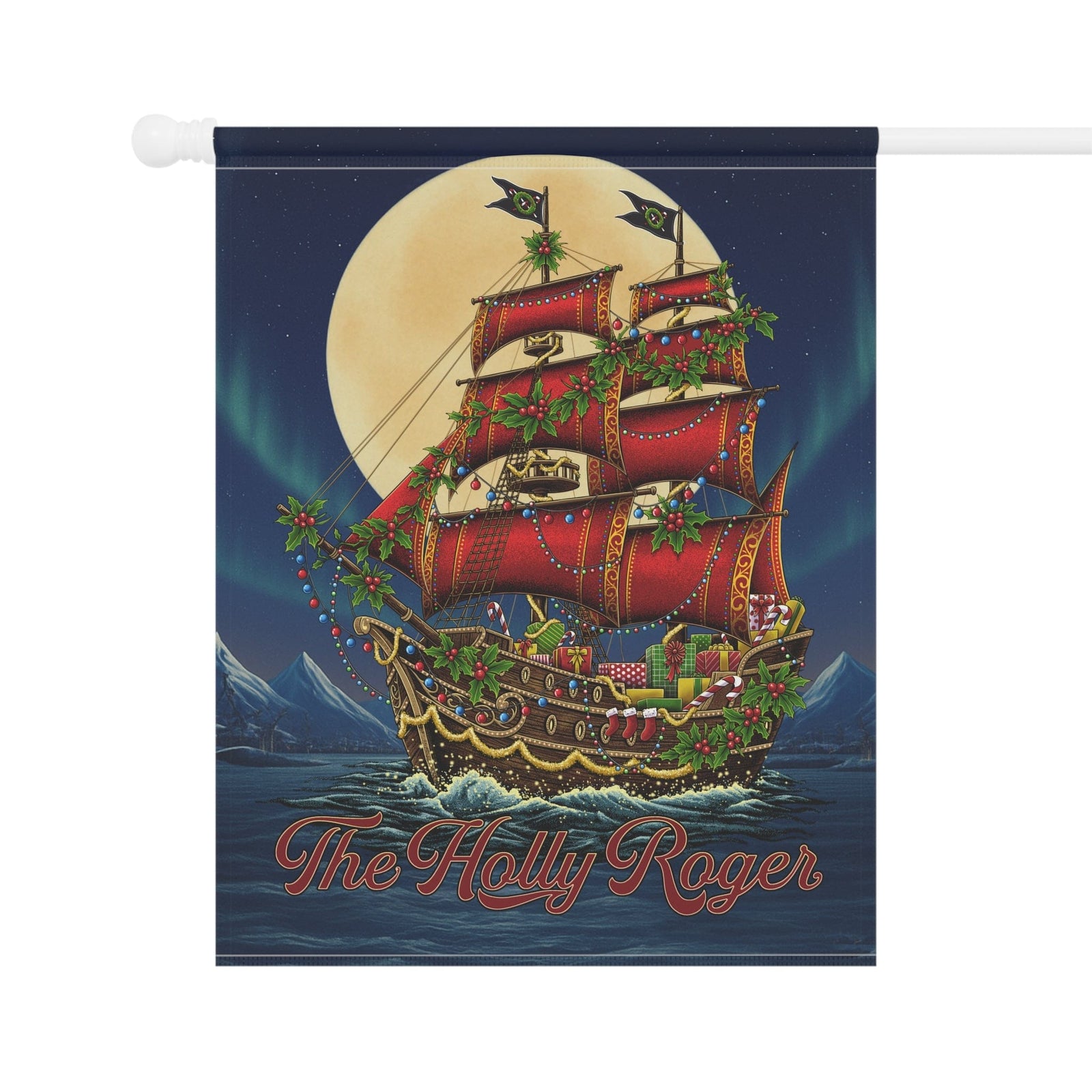 Mountains & Mermaids The Holly Roger Flag 24.5'' × 32'' 32798880967904917677