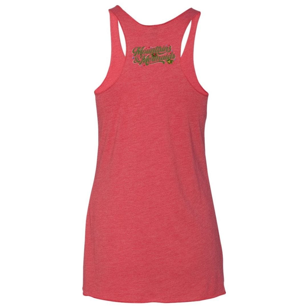 Mountains & Mermaids The Holly Roger Racerback Tank (Vintage Red)