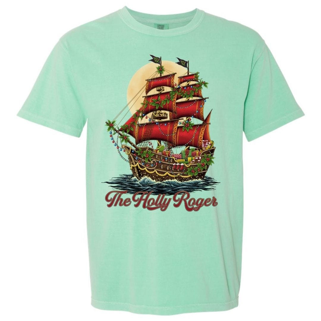 Mountains & Mermaids The Holly Roger T-Shirt (Island Reef) Small