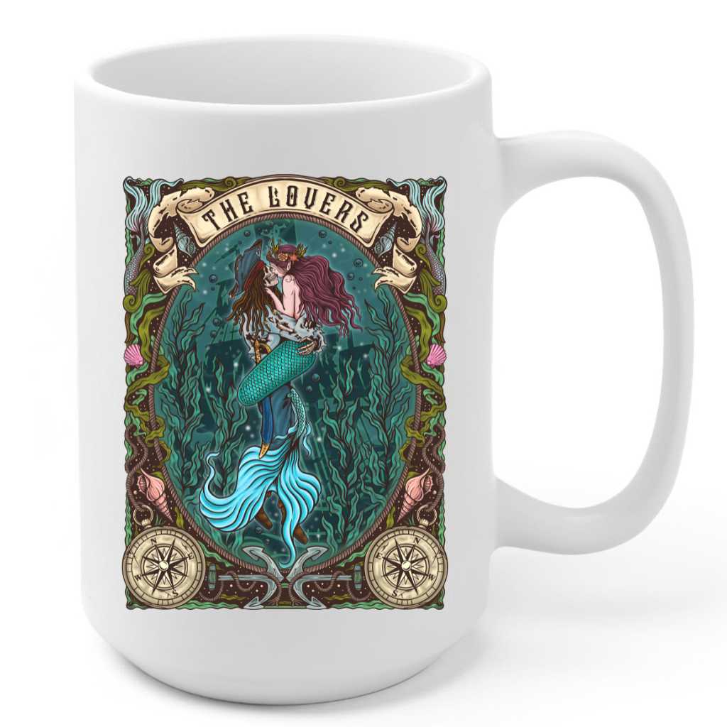 Mountains &amp; Mermaids The Lovers Coffee Mug MM4319