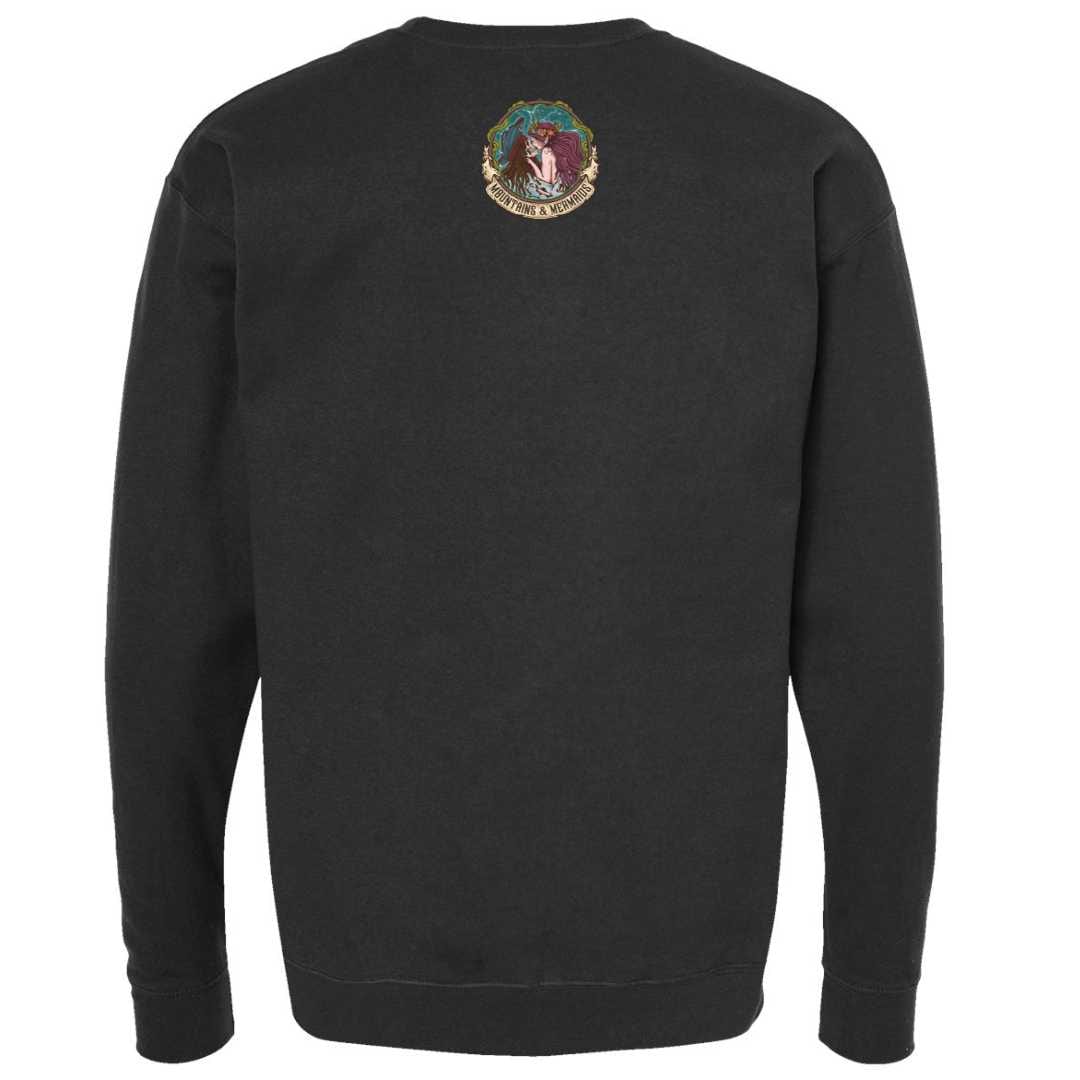 Mountains & Mermaids The Lovers Crewneck Sweatshirt (Black) Small MM4224