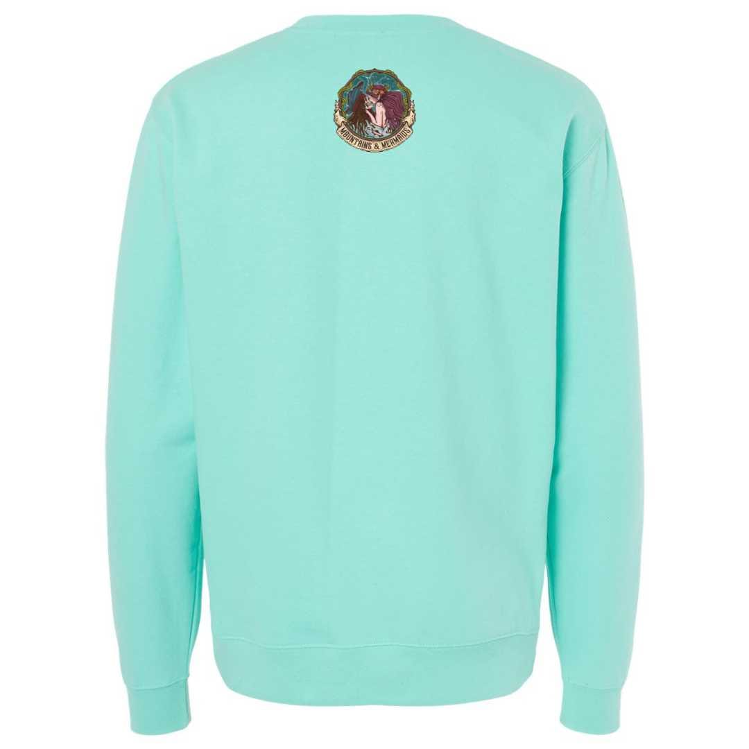 Mountains & Mermaids The Lovers Crewneck Sweatshirt (Mint) Small MM4230