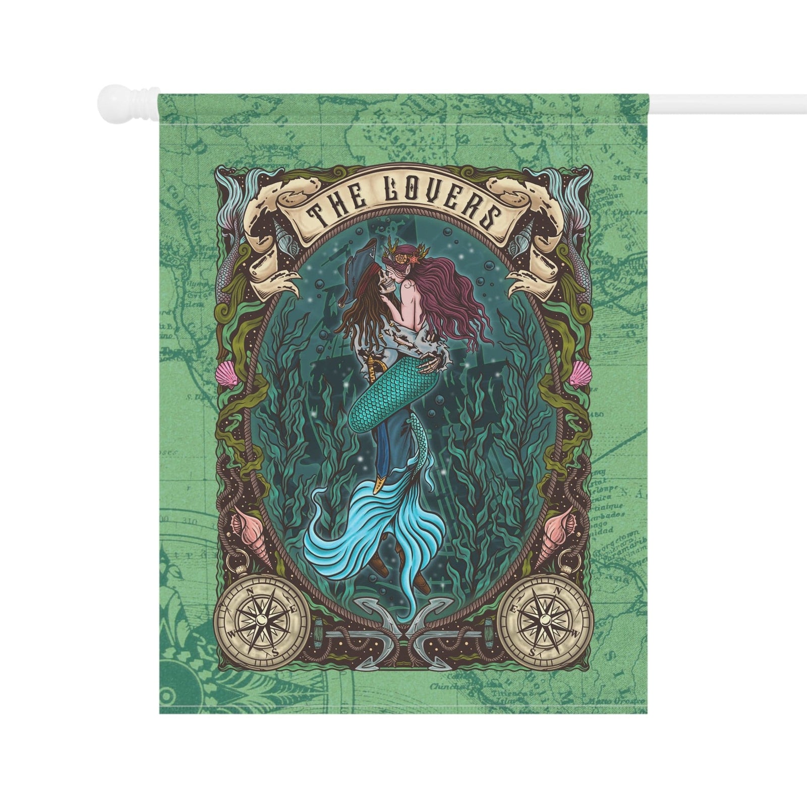 Mountains & Mermaids The Lovers Flag 24.5'' × 32'' 43093980855024079666