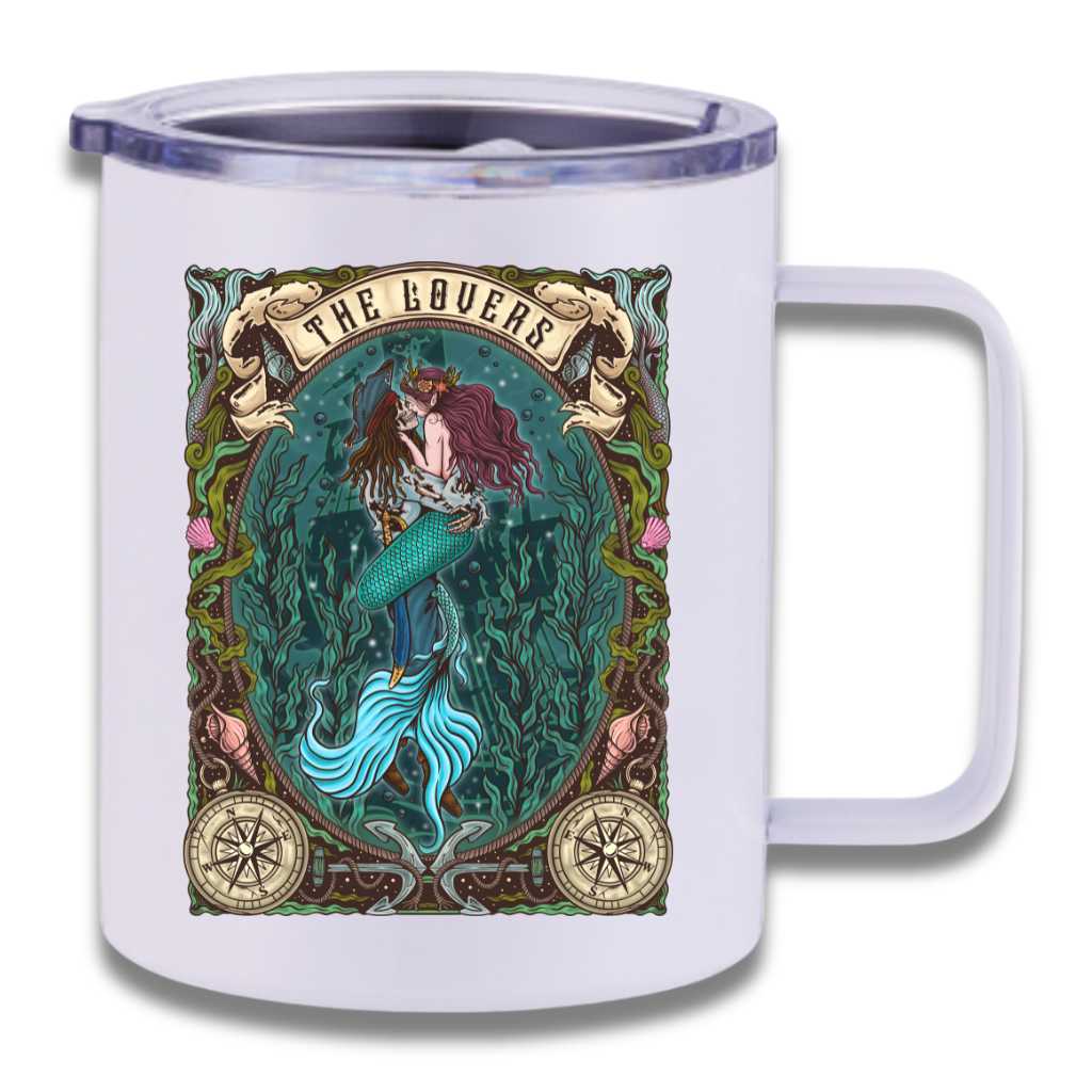 Mountains & Mermaids The Lovers Insulated Travel Mug MM4318