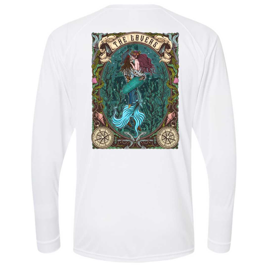 Mountains & Mermaids The Lovers Performance Sun Shirt (White) Small MM4248