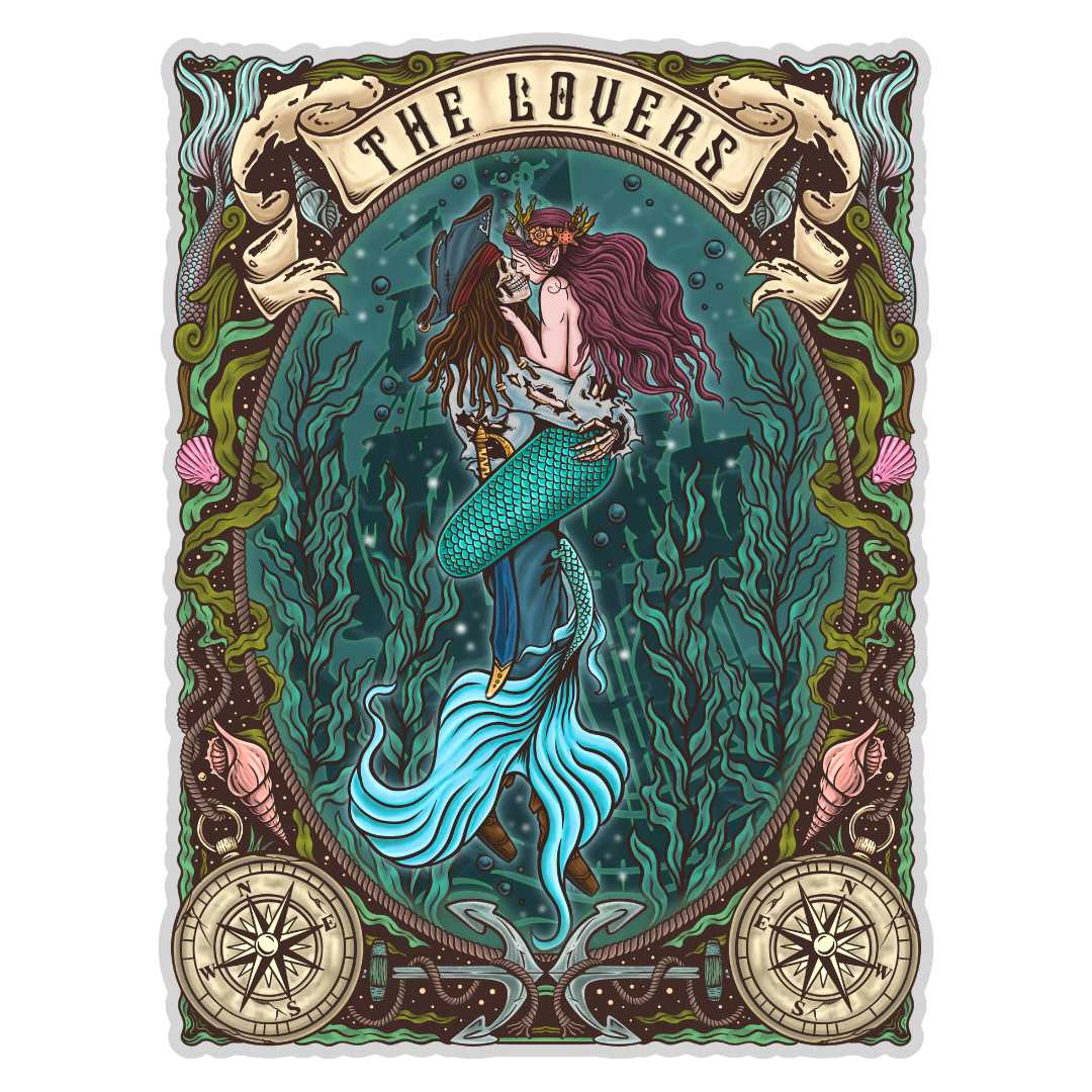 Mountains &amp; Mermaids The Lovers Sticker MM4341