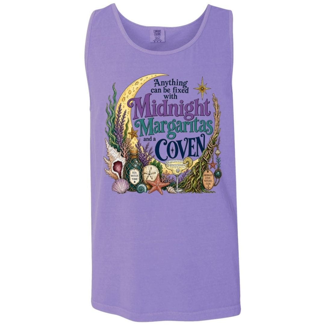 Mountains &amp; Mermaids The Mermaid Coven Boyfriend Tank Small / Violet