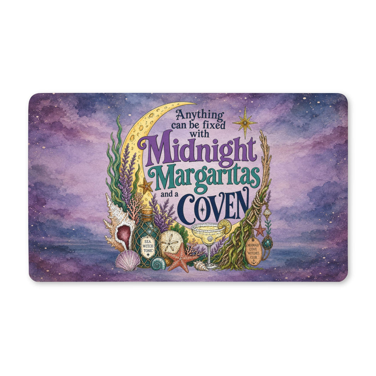 Mountains & Mermaids The Mermaid Coven Doormat (Mystic) 18'' × 30'' 24093615171859577243