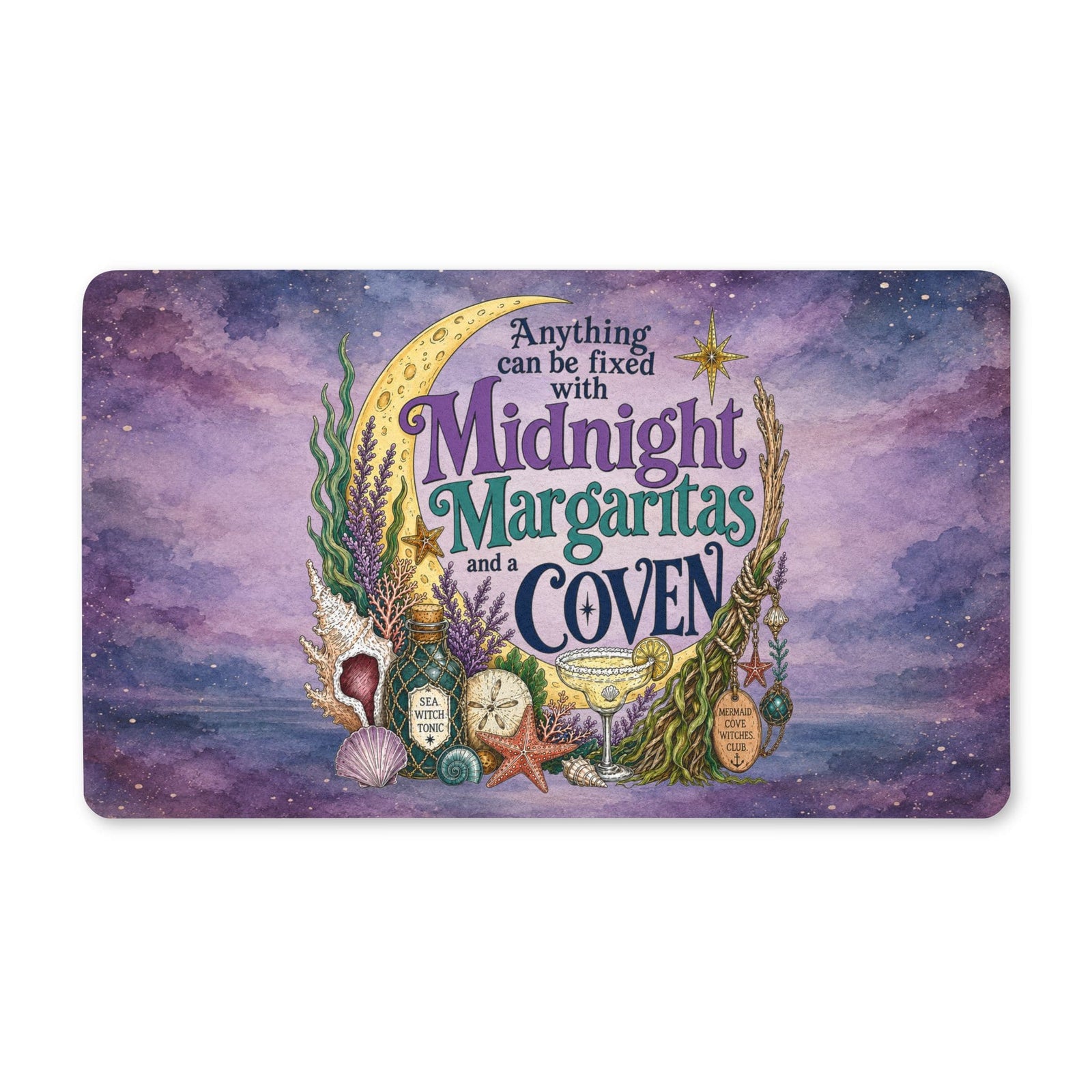 Mountains & Mermaids The Mermaid Coven Doormat (Mystic) 18'' × 30'' 24093615171859577243