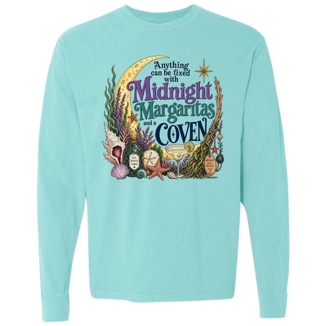 Mountains & Mermaids The Mermaid Coven Long Sleeve T-Shirt Small / Chalky Mint