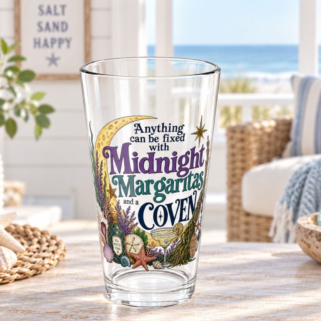 Mountains & Mermaids The Mermaid Coven Pint Glass 16oz 25507159638166979684
