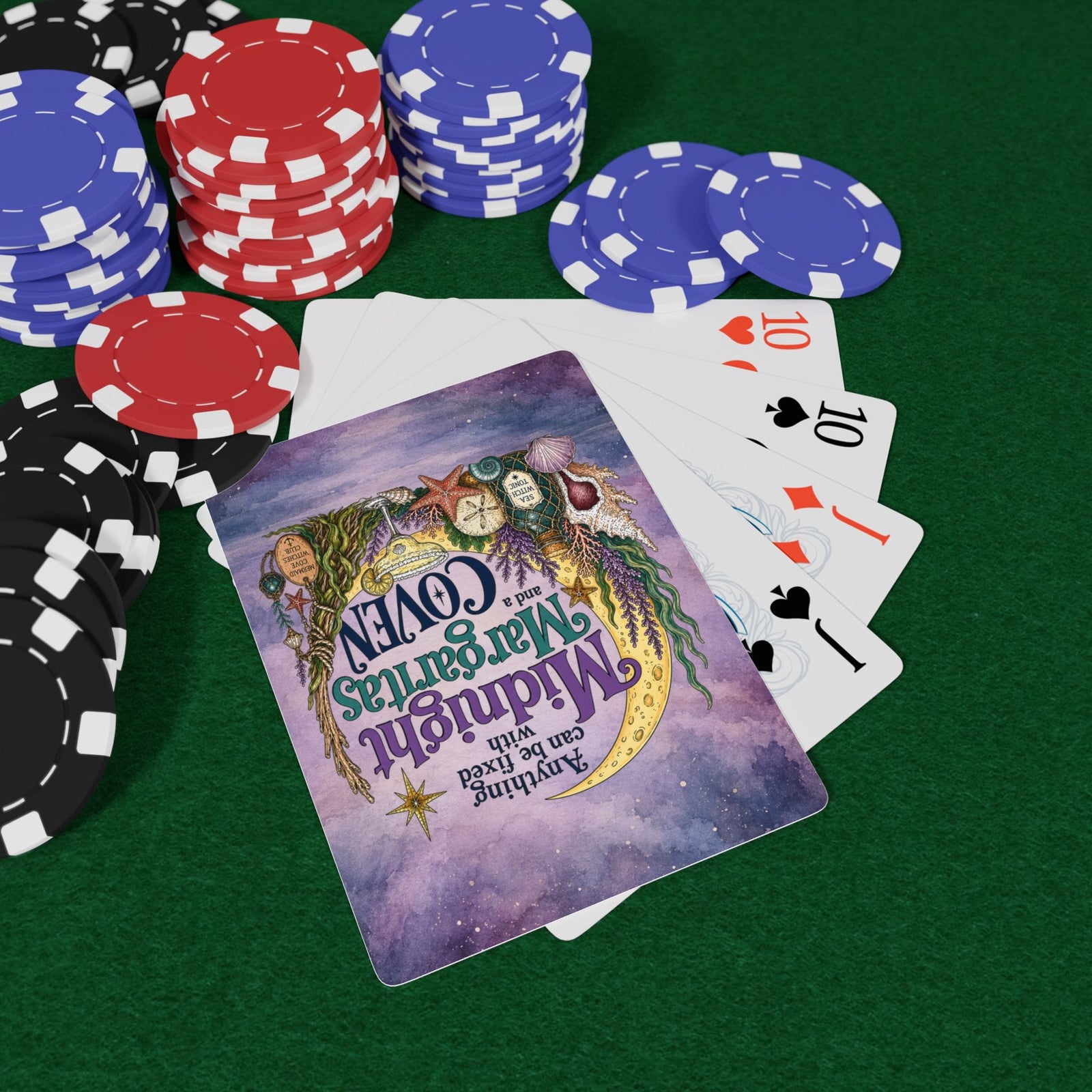 Mountains & Mermaids The Mermaid Coven Playing Cards (Mystic) 2.5" x 3.5" / White / Semi Glossy 15201417116001169195
