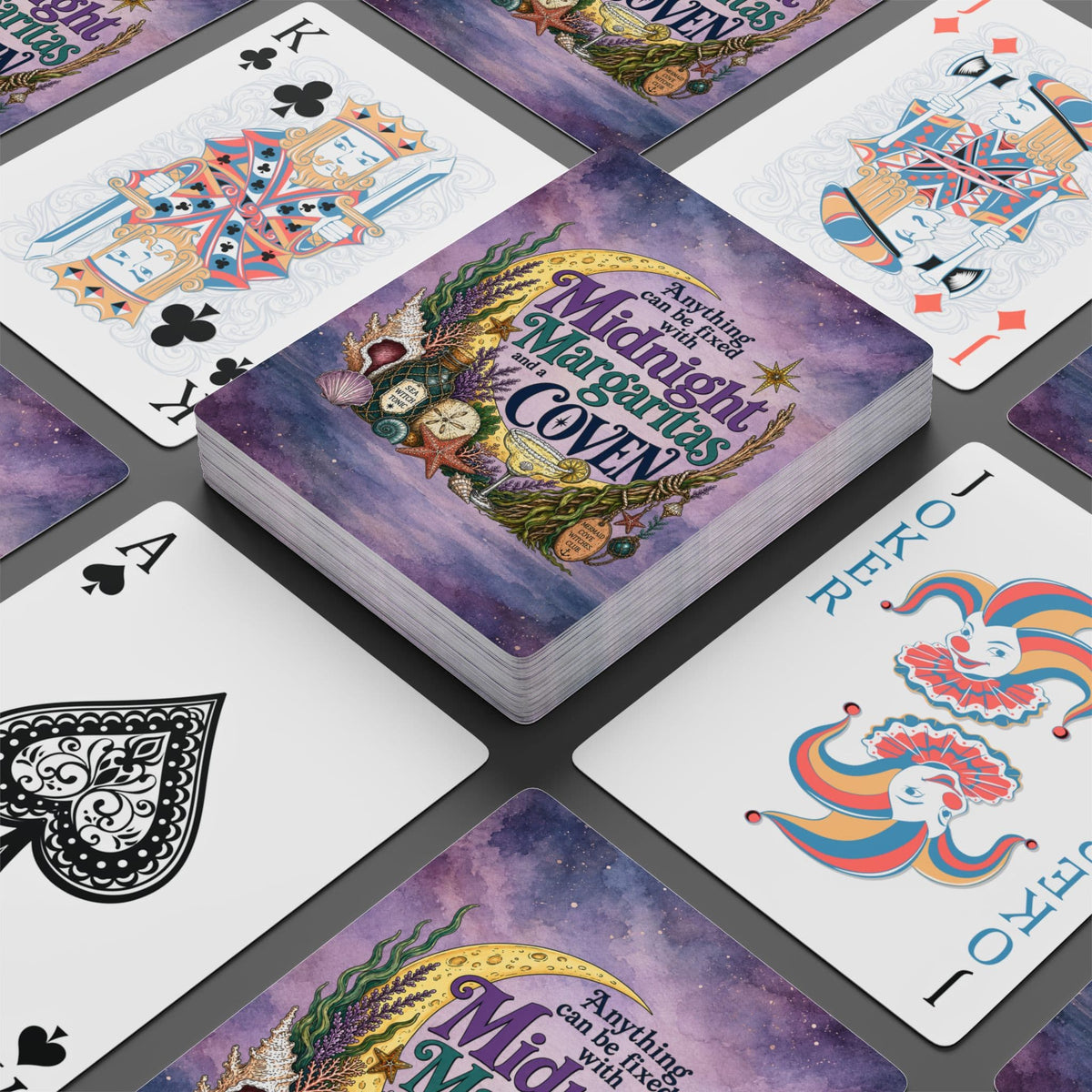 Mountains & Mermaids The Mermaid Coven Playing Cards (Mystic) 2.5" x 3.5" / White / Semi Glossy 15201417116001169195