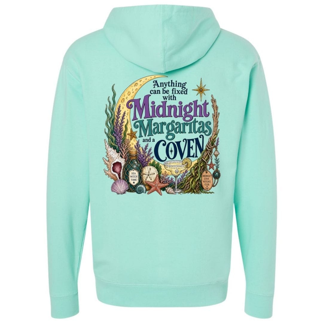 Mountains &amp; Mermaids The Mermaid Coven Pullover Hoodie Small / Chalky Mint