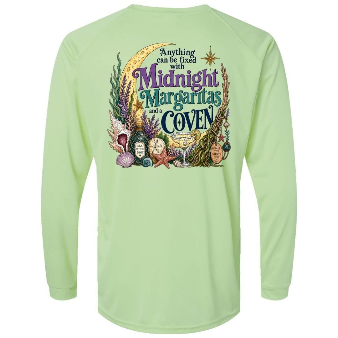 Mountains & Mermaids The Mermaid Coven Unisex UPF 50+ Sun Shirt Small / Lime