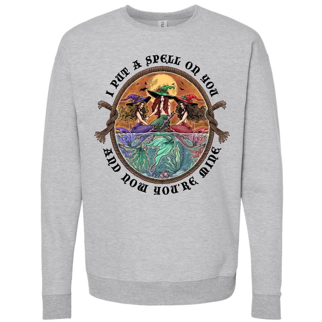 Mountains & Mermaids The Siren Sisters Crewneck Sweatshirt Small / Ash Gray