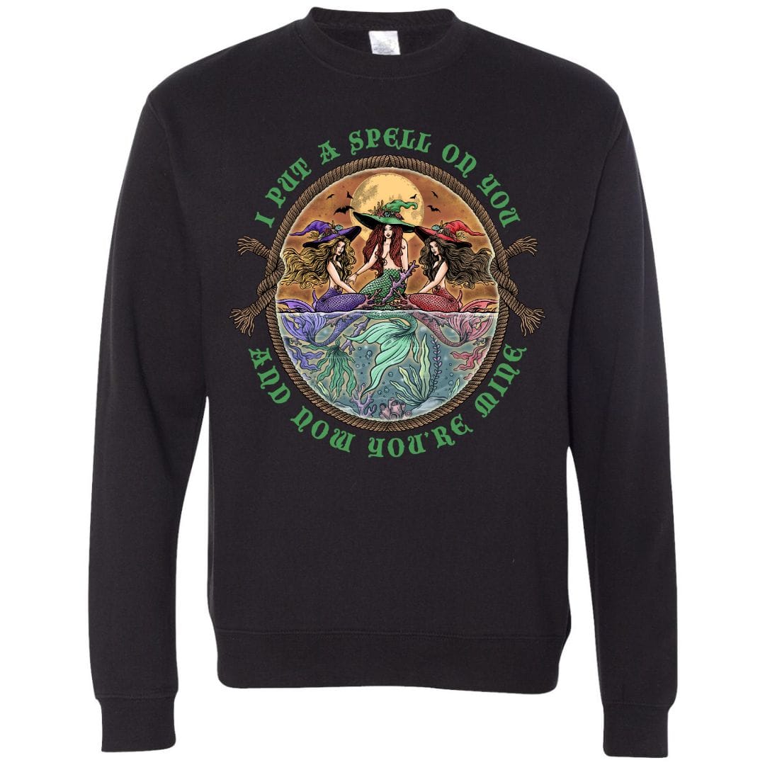Mountains & Mermaids The Siren Sisters Crewneck Sweatshirt Small / Black