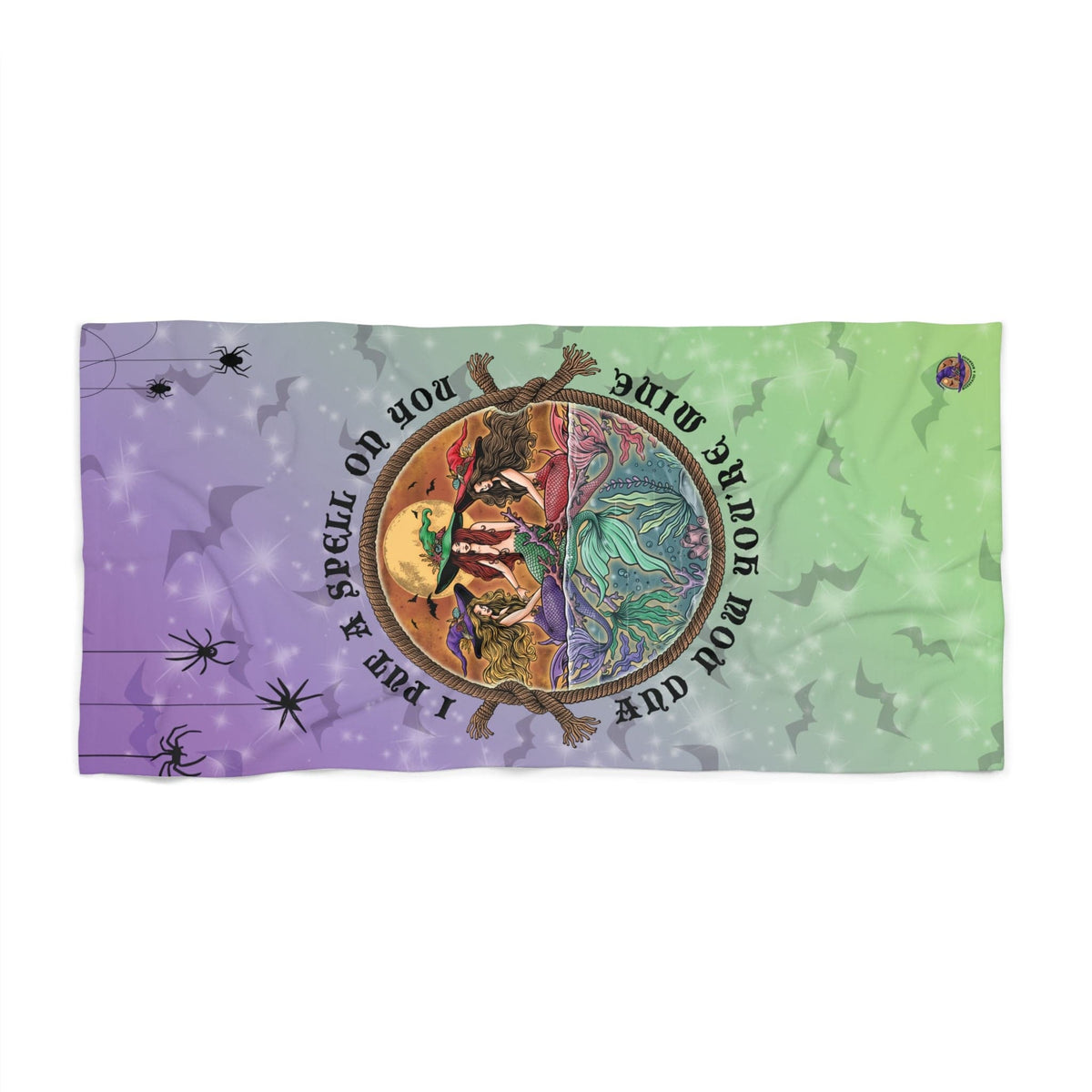 Mountains & Mermaids The Siren Sisters Mystic Towel 36" × 72" 23638903284801674982